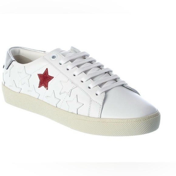 Saint Laurent Shoes - Saint Laurent Court Classic California Leather Sneaker Size 38 Pink Star